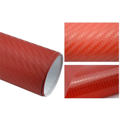 3D Carbon Fiber Vinyl Car Wrap Sheet Roll Film 152/127Cm