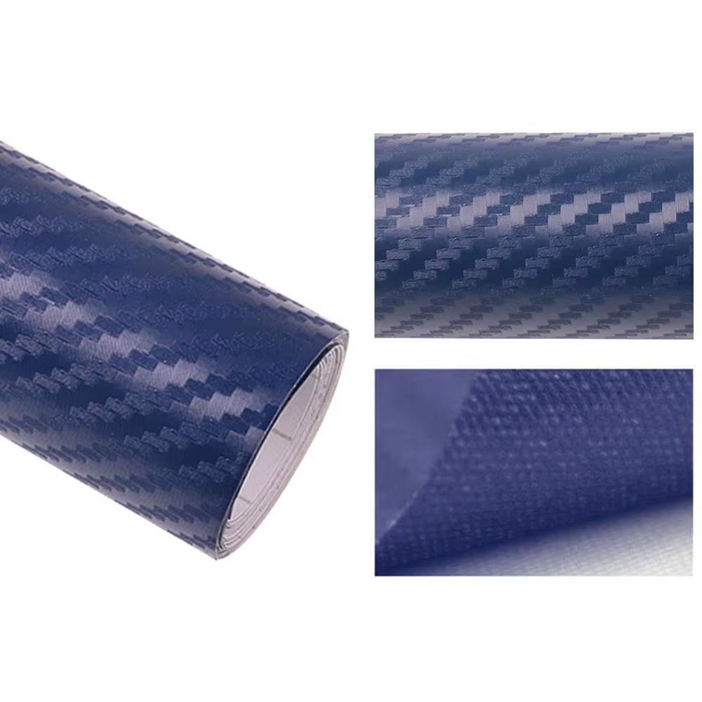 3D Carbon Fiber Vinyl Car Wrap Sheet Roll Film 152/127Cm