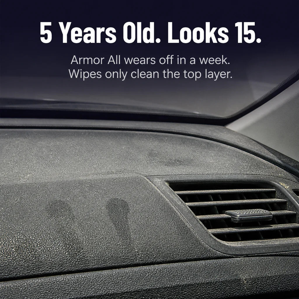 Radianceride™ — Restore Faded Plastic, Cracked Leather & Dusty Dash