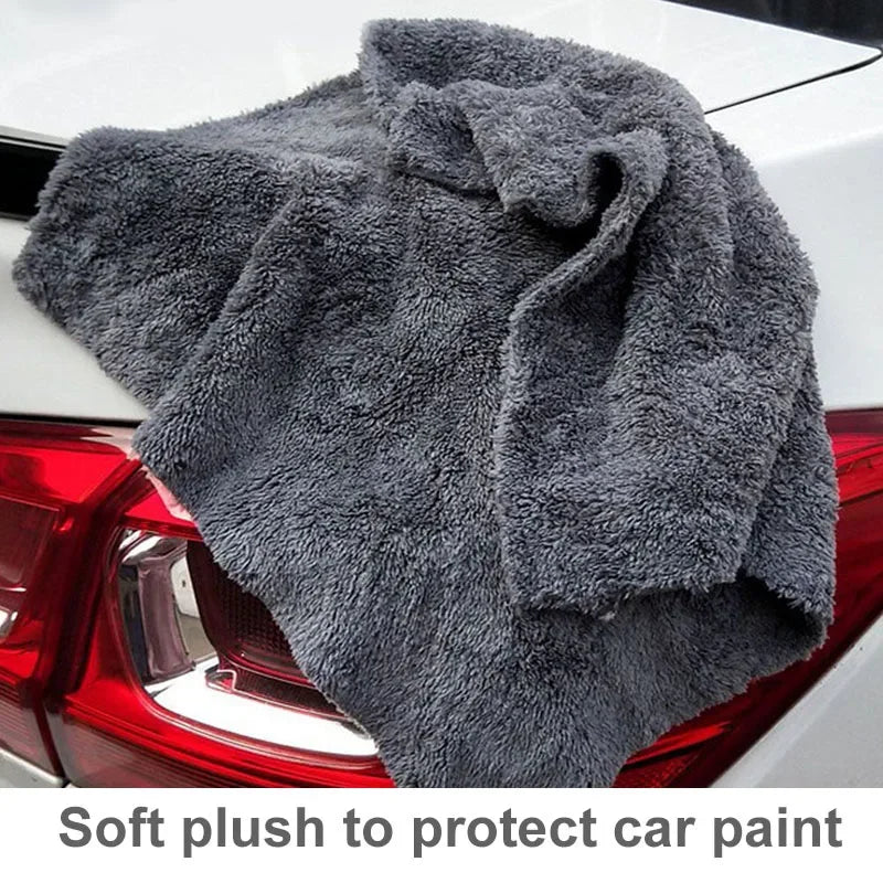3,5, or 10Pcs Microfiber Car Wash Towels40X40Cm 
