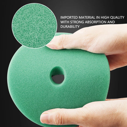 Flat Beveled Edge Sponge Buffing Polishing Pads