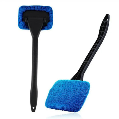 Car Window Cleaner Brush Kit, Windshield Cleaning Wash Tool Glass Wiper with Long Handle