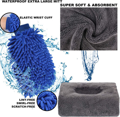 22Pcs Car Wash Cleaning Tools Kit
