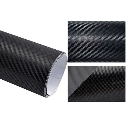 3D Carbon Fiber Vinyl Car Wrap Sheet Roll Film 152/127Cm