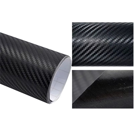 3D Carbon Fiber Vinyl Car Wrap Sheet Roll Film 152/127Cm