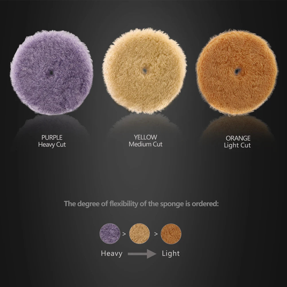  High Density Lambs Wool Polishing Pad
