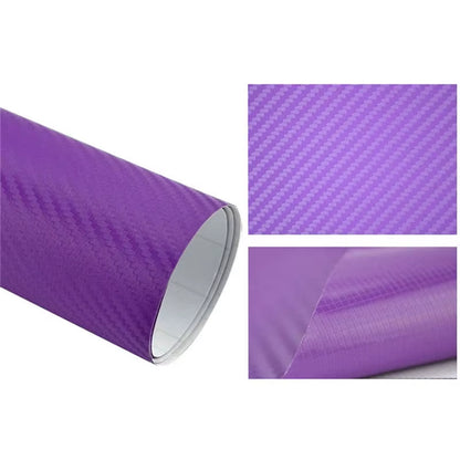 3D Carbon Fiber Vinyl Car Wrap Sheet Roll Film 152/127Cm