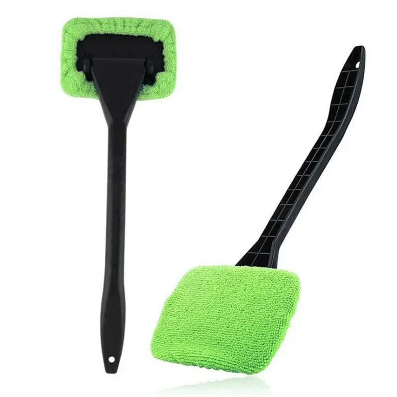 Car Window Cleaner Brush Kit, Windshield Cleaning Wash Tool Glass Wiper with Long Handle