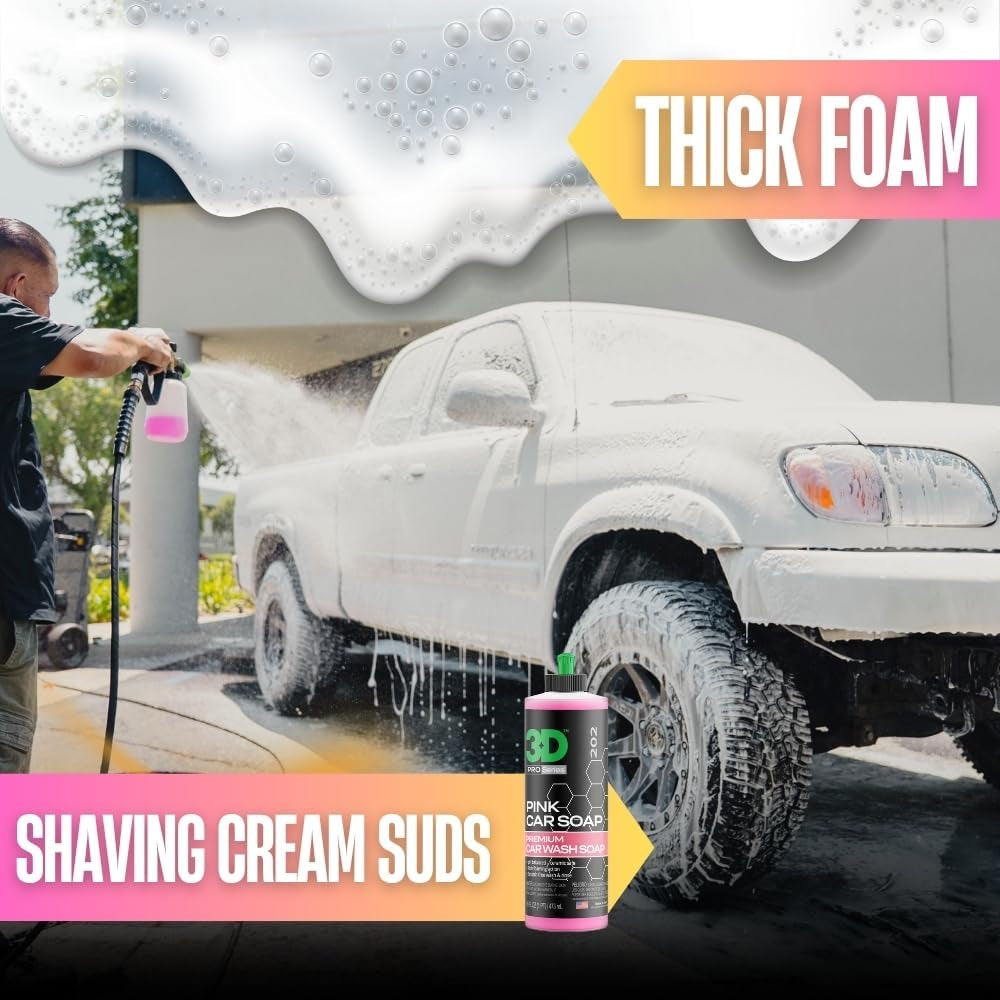 ( 3.8L) -  Pink Car Soap Car Wash & Cleaner Made in USA All Natural No Harmful Chemicals (Gallon)