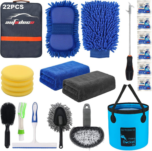 22Pcs Car Wash Cleaning Tools Kit