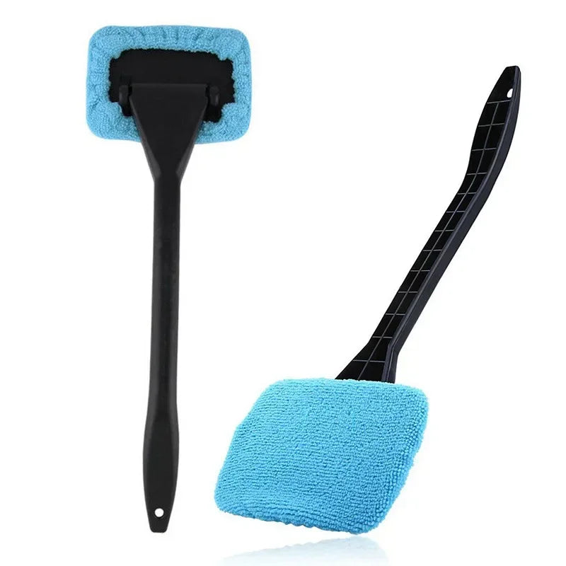 Car Window Cleaner Brush Kit, Windshield Cleaning Wash Tool Glass Wiper with Long Handle