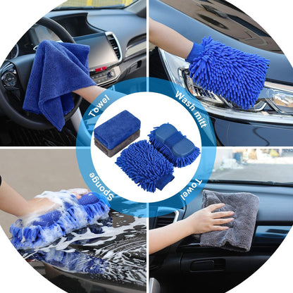 22Pcs Car Wash Cleaning Tools Kit