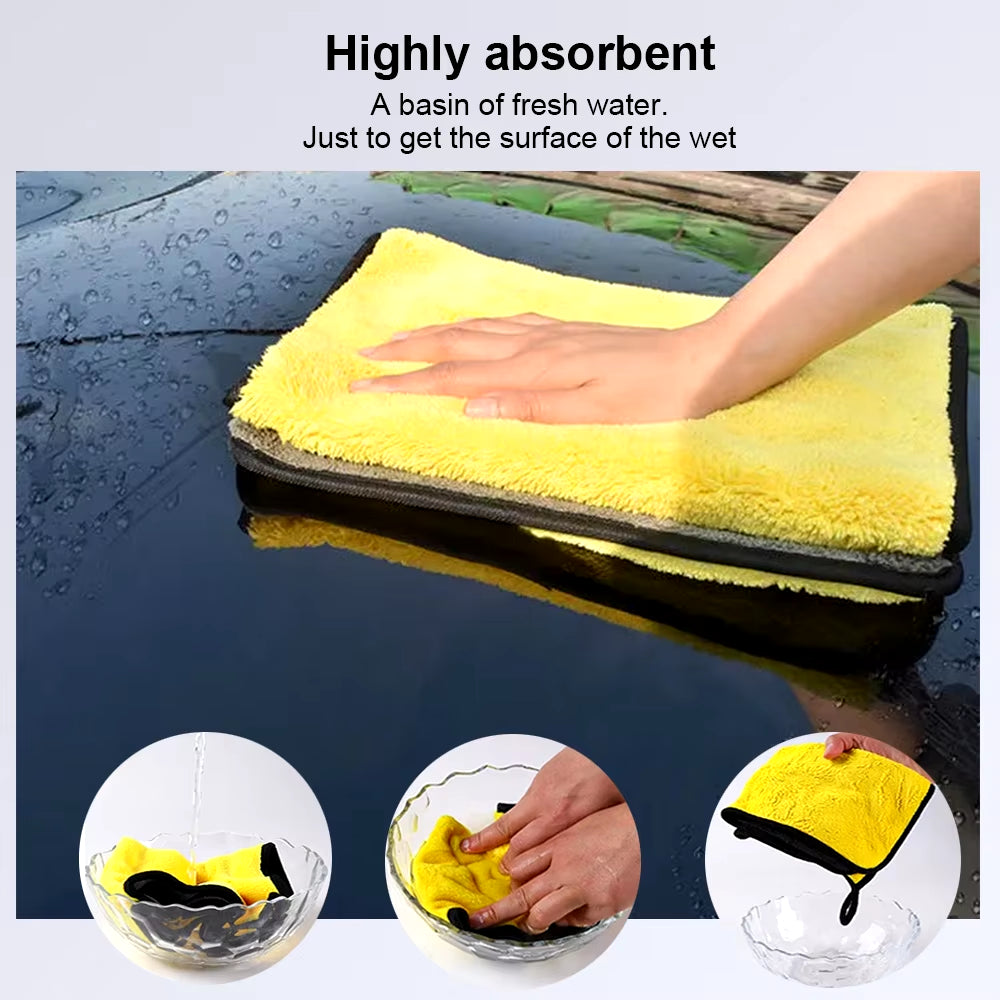 5 or 10Pcs Microfiber Wash Towels