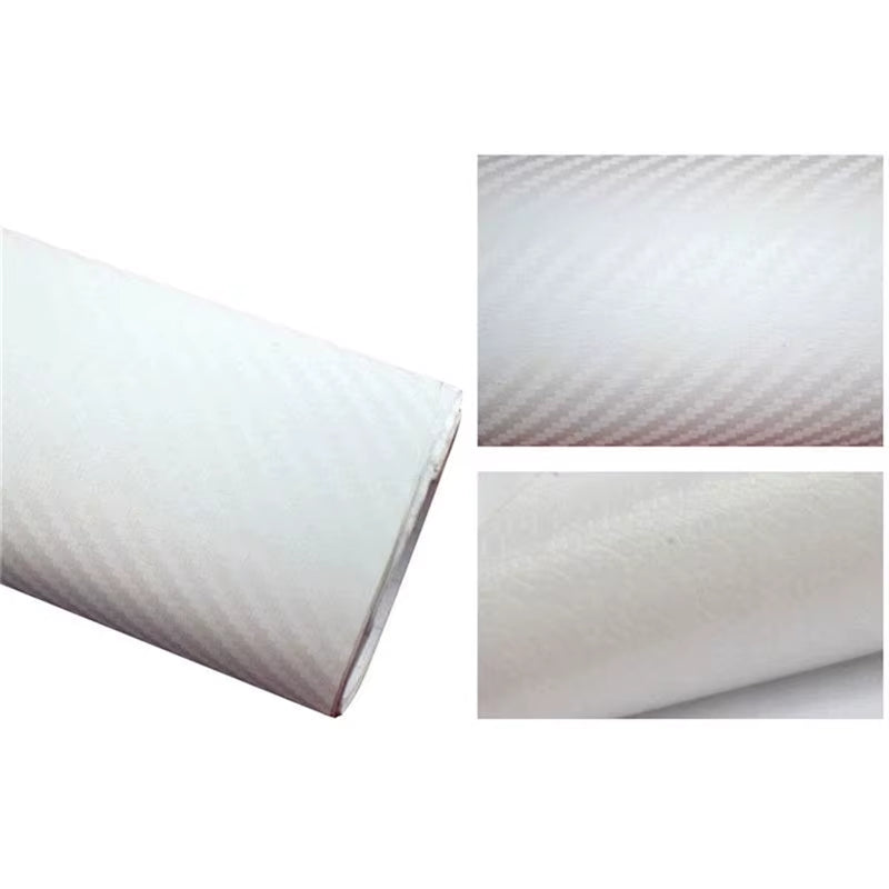 3D Carbon Fiber Vinyl Car Wrap Sheet Roll Film 152/127Cm