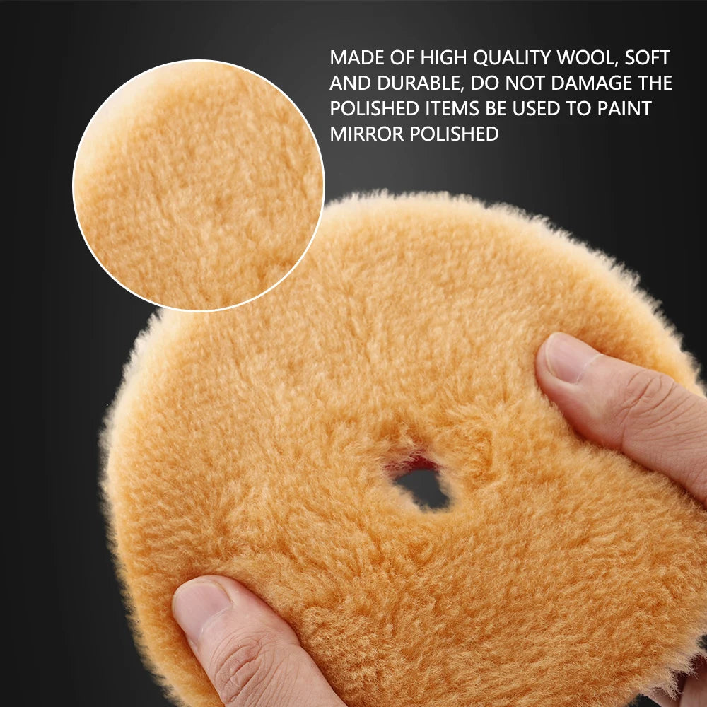  High Density Lambs Wool Polishing Pad
