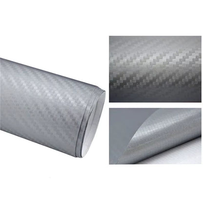 3D Carbon Fiber Vinyl Car Wrap Sheet Roll Film 152/127Cm