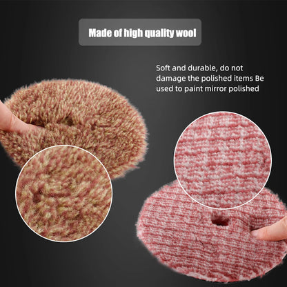 Wool Polishing Car Paint Buffing Pad