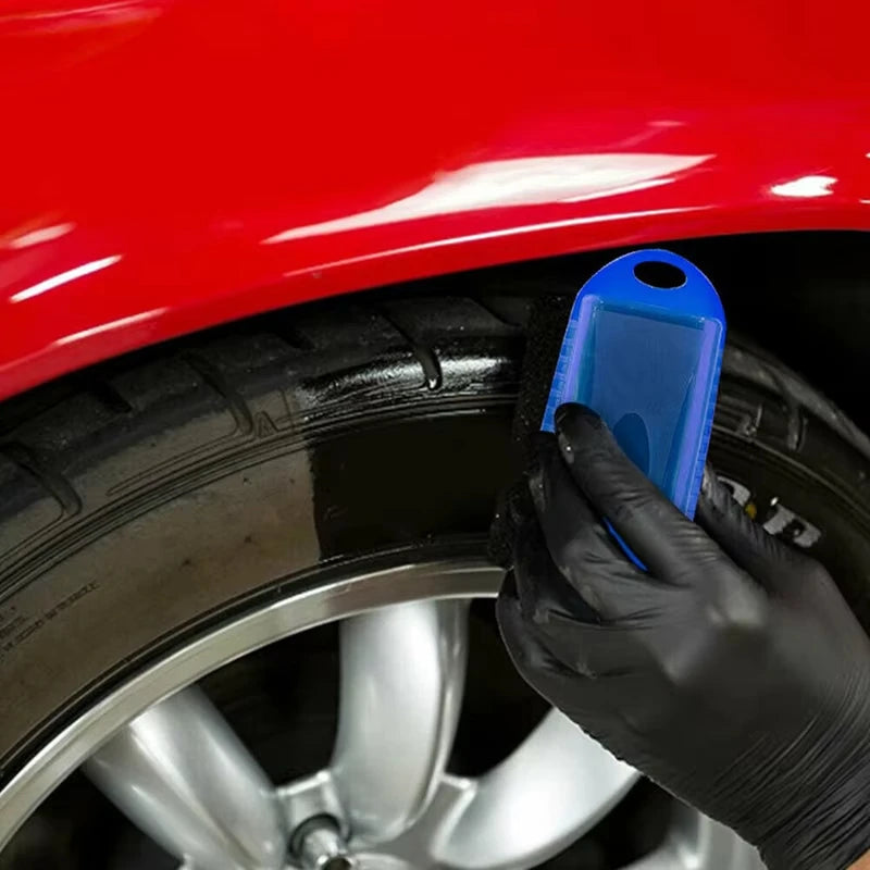 Premium Car Wheel Polishing & Waxing Sponge Brush with Protective Cover